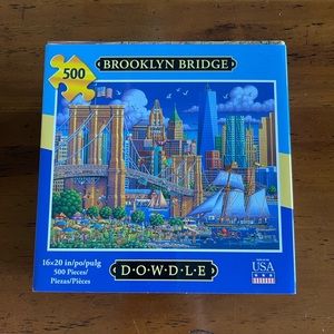500 Piece Puzzle, Brooklyn Bridge